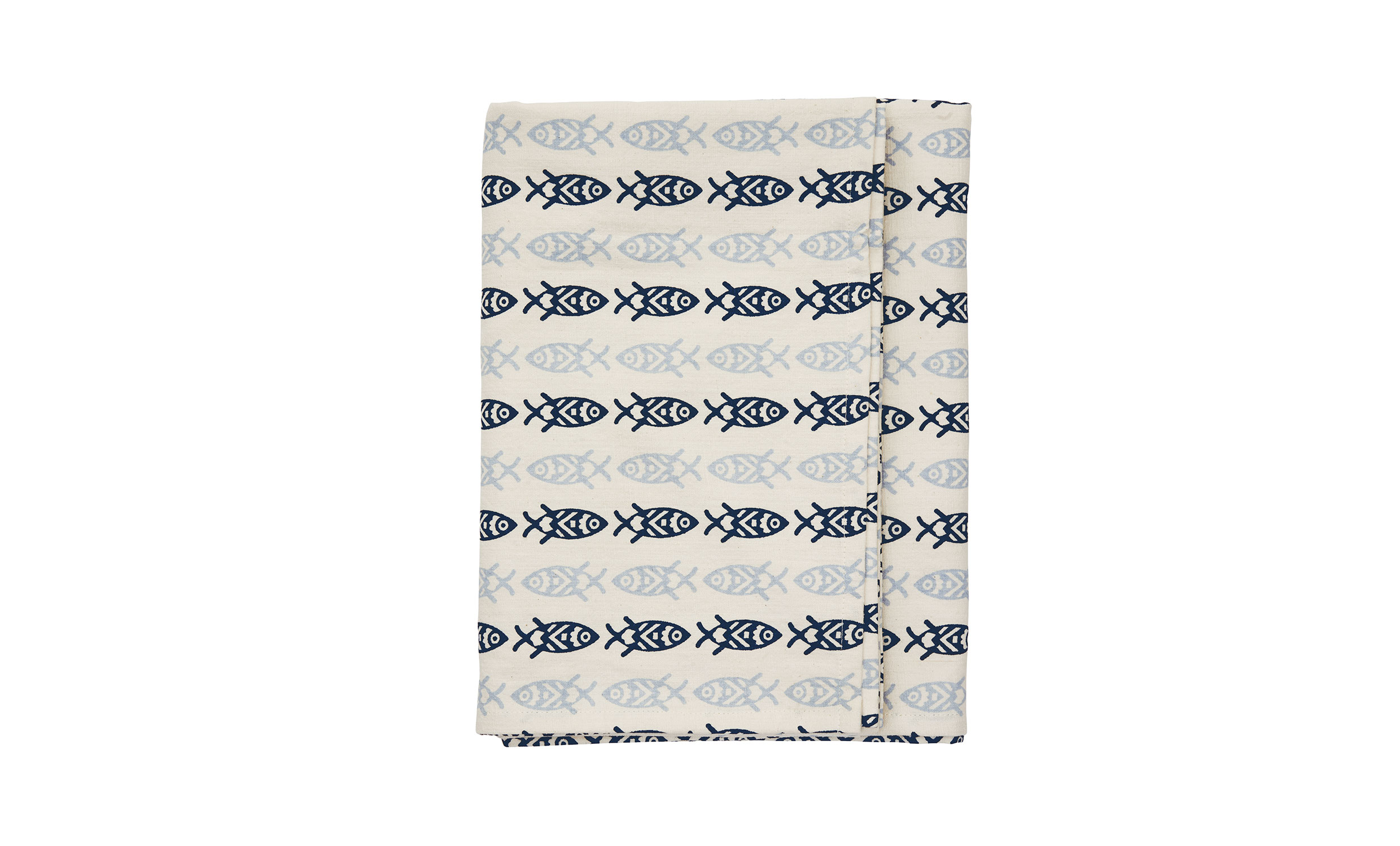 FISK Duk Offwhite/Bl�