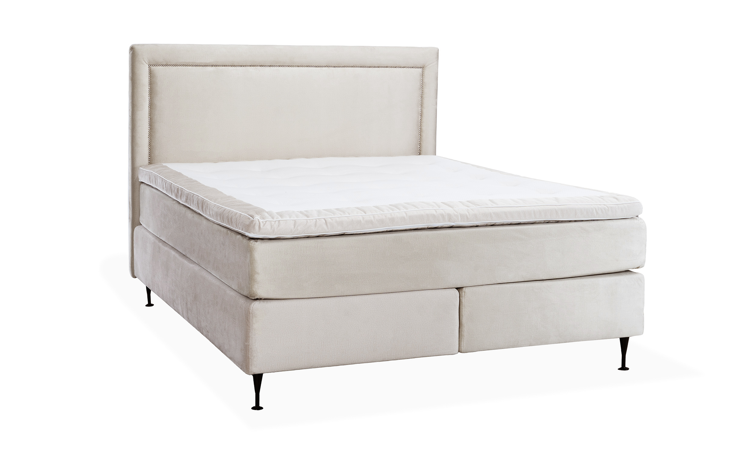 OPERA/PERLA Sängpaket 180 Sammet Beige från SoffaDirekt, bild 2