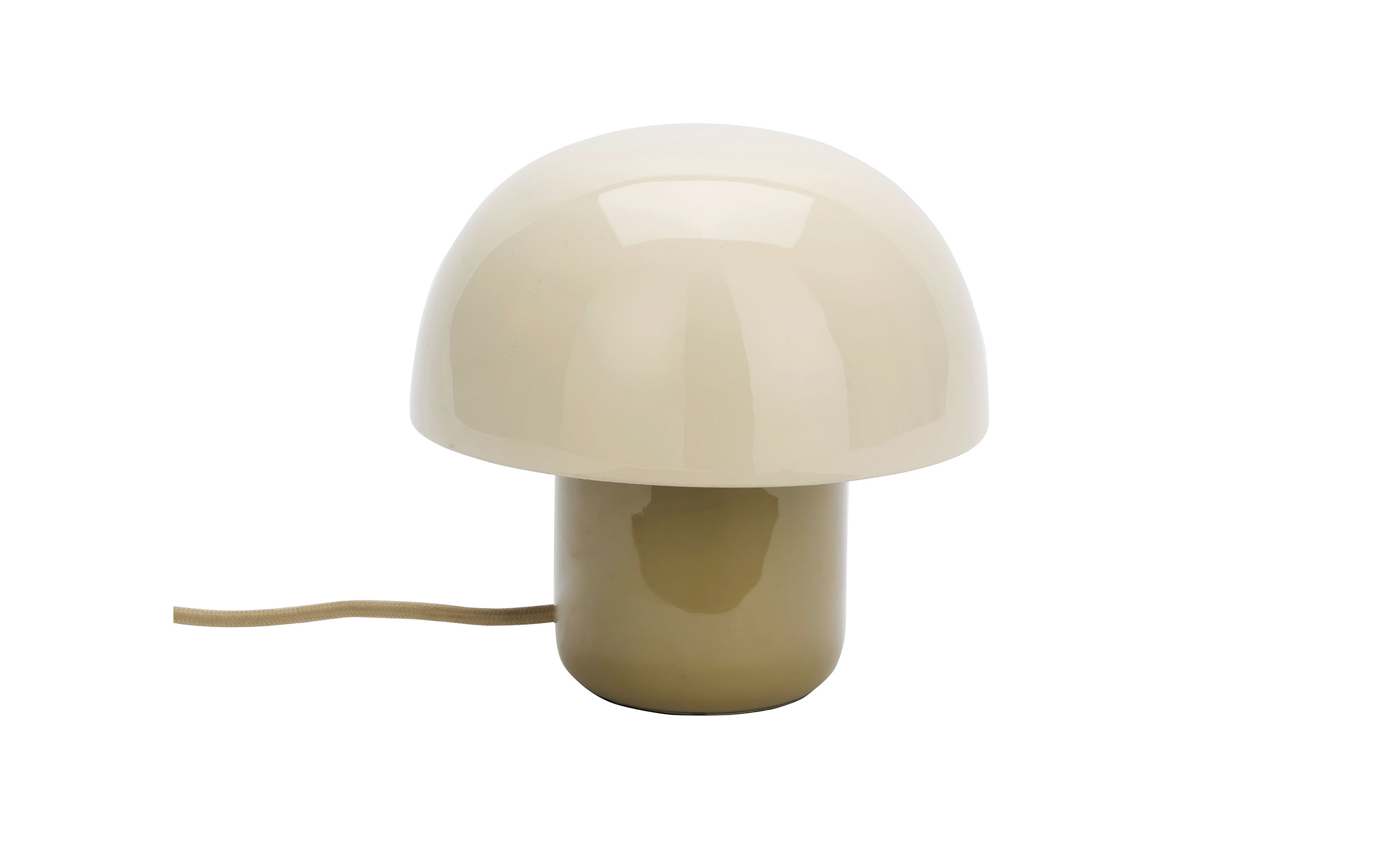 BORDSLAMPA 20cm Offwhite/Khaki