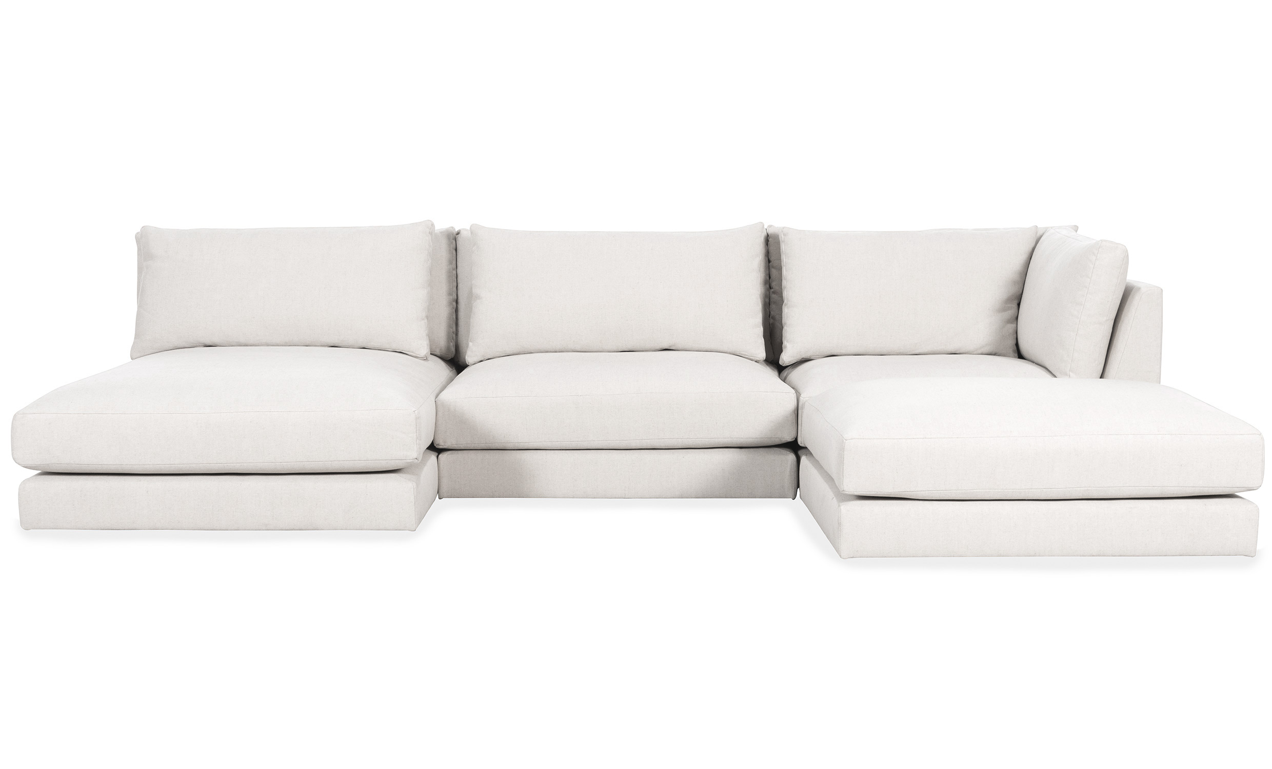 LYON U-Soffa Vndbar Vit