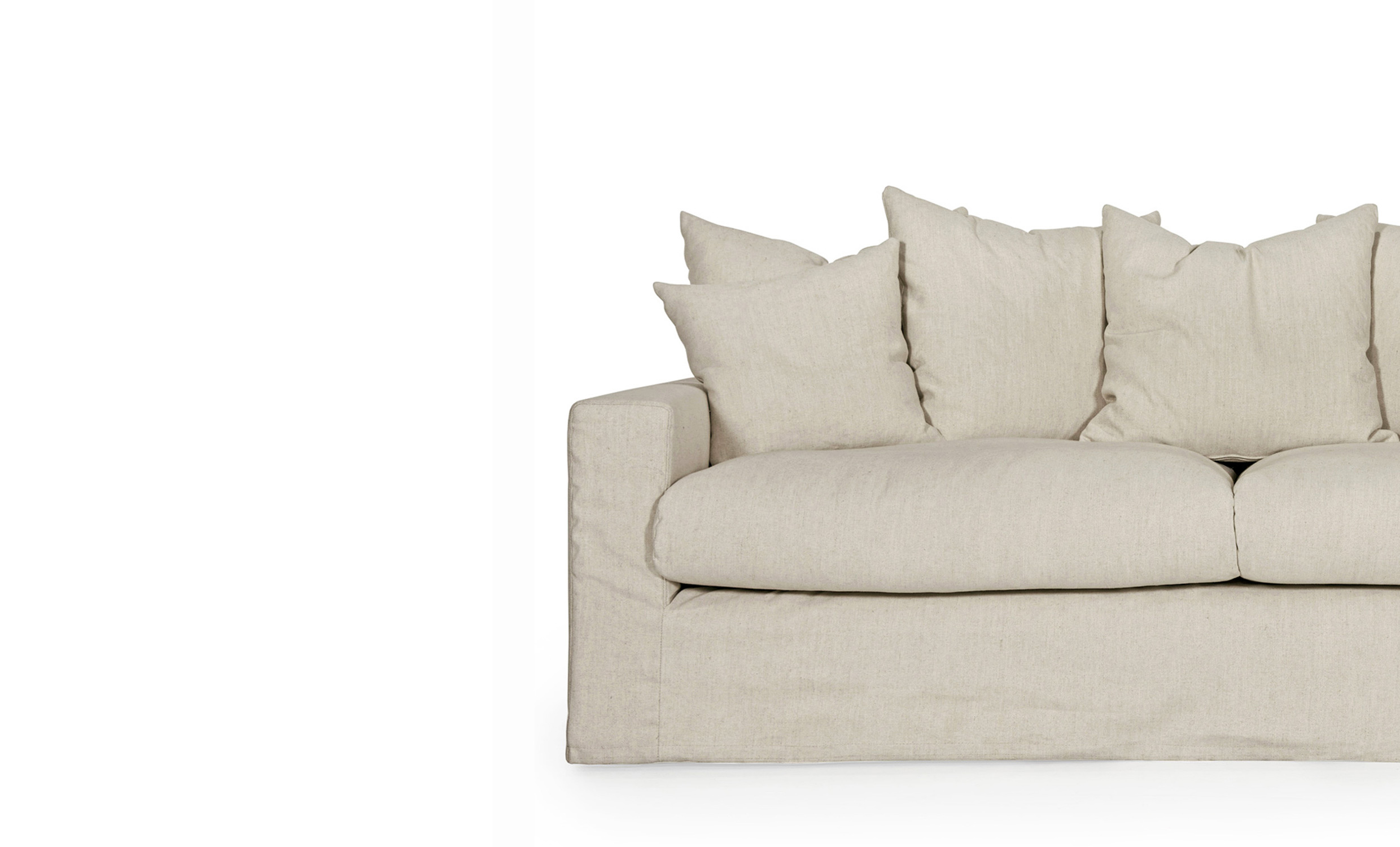 KLDSEL Monaco 3-sitssoffa Khaki