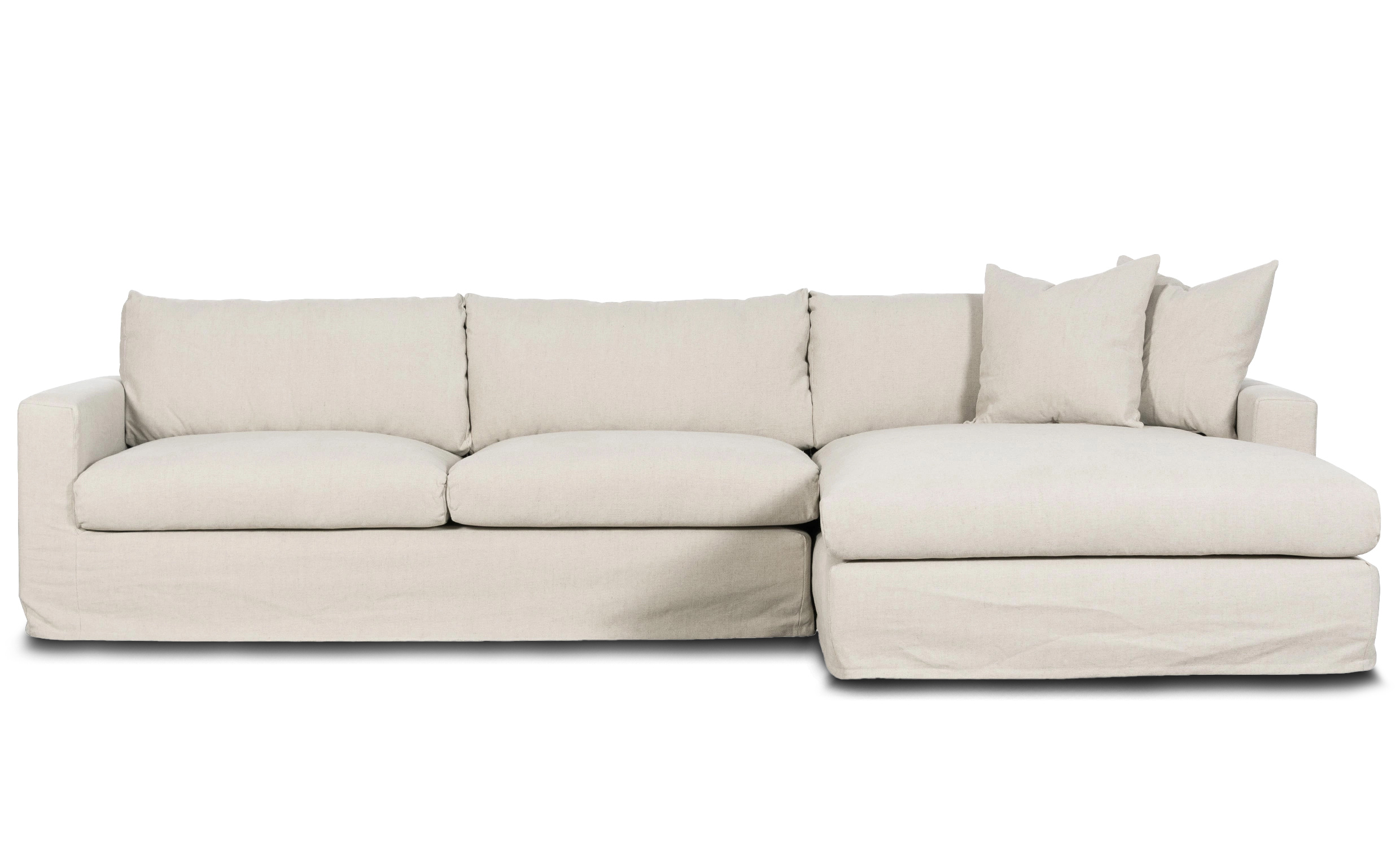 MAXIME Divansoffa Hger Beige