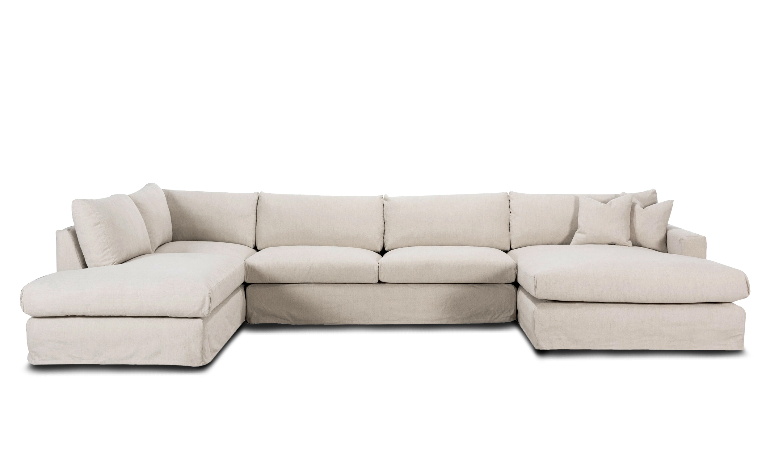 MAXIME U-Soffa Vnster Beige