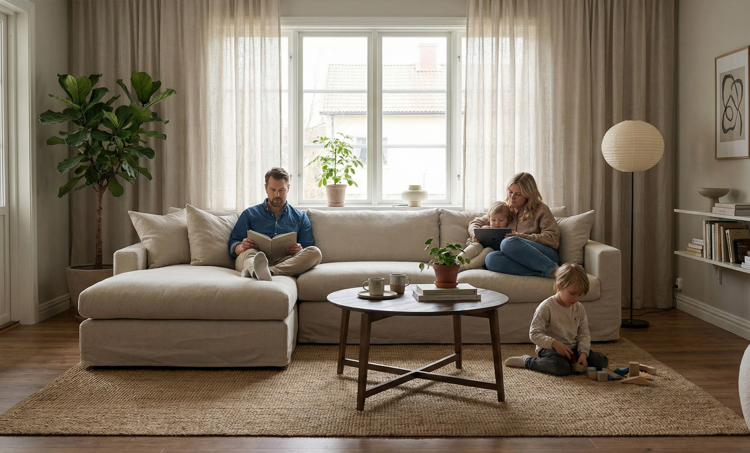 MAXIME Divansoffa Vänster Beige från SoffaDirekt, bild 2