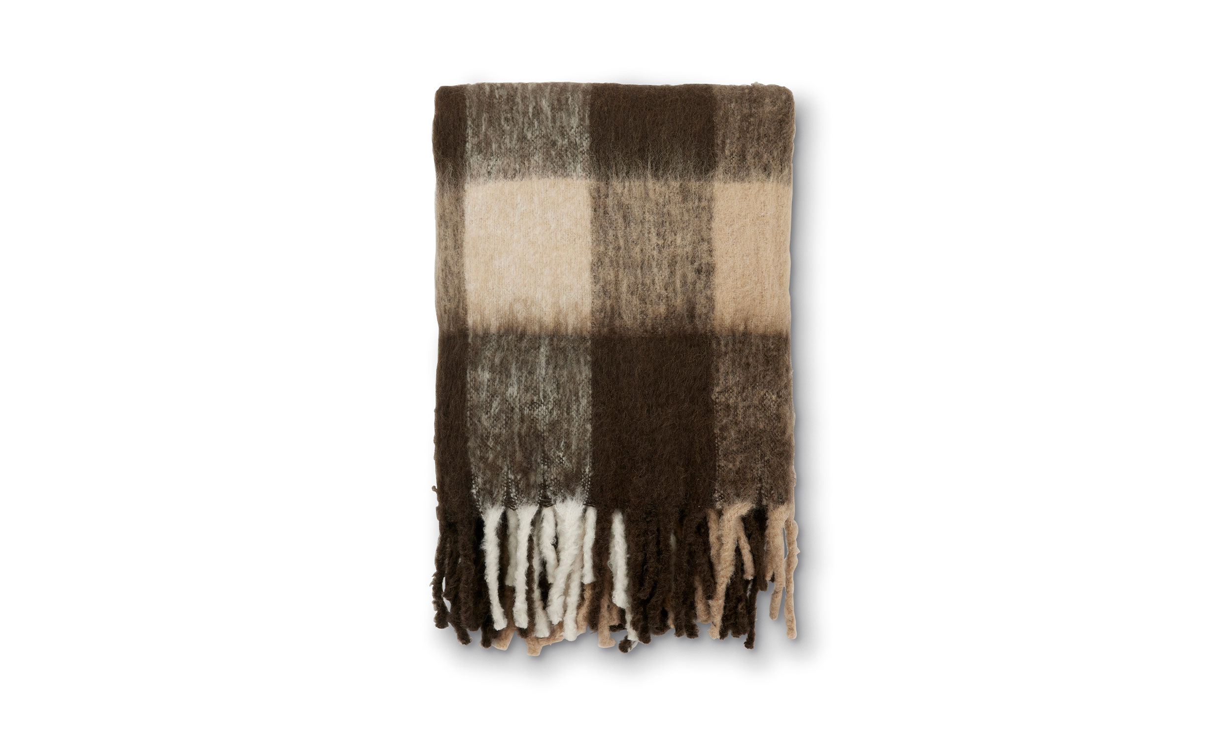 BELLO GRANDE  Pläd 140x200 Beige/Svart