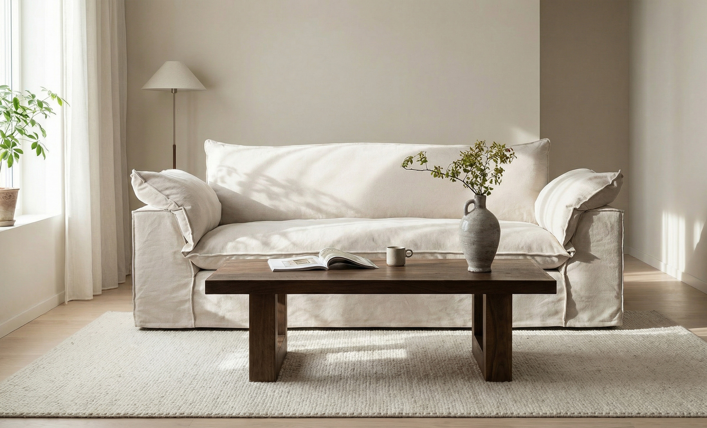 NOMA 3-sitssoffa Beige från SoffaDirekt, bild 2
