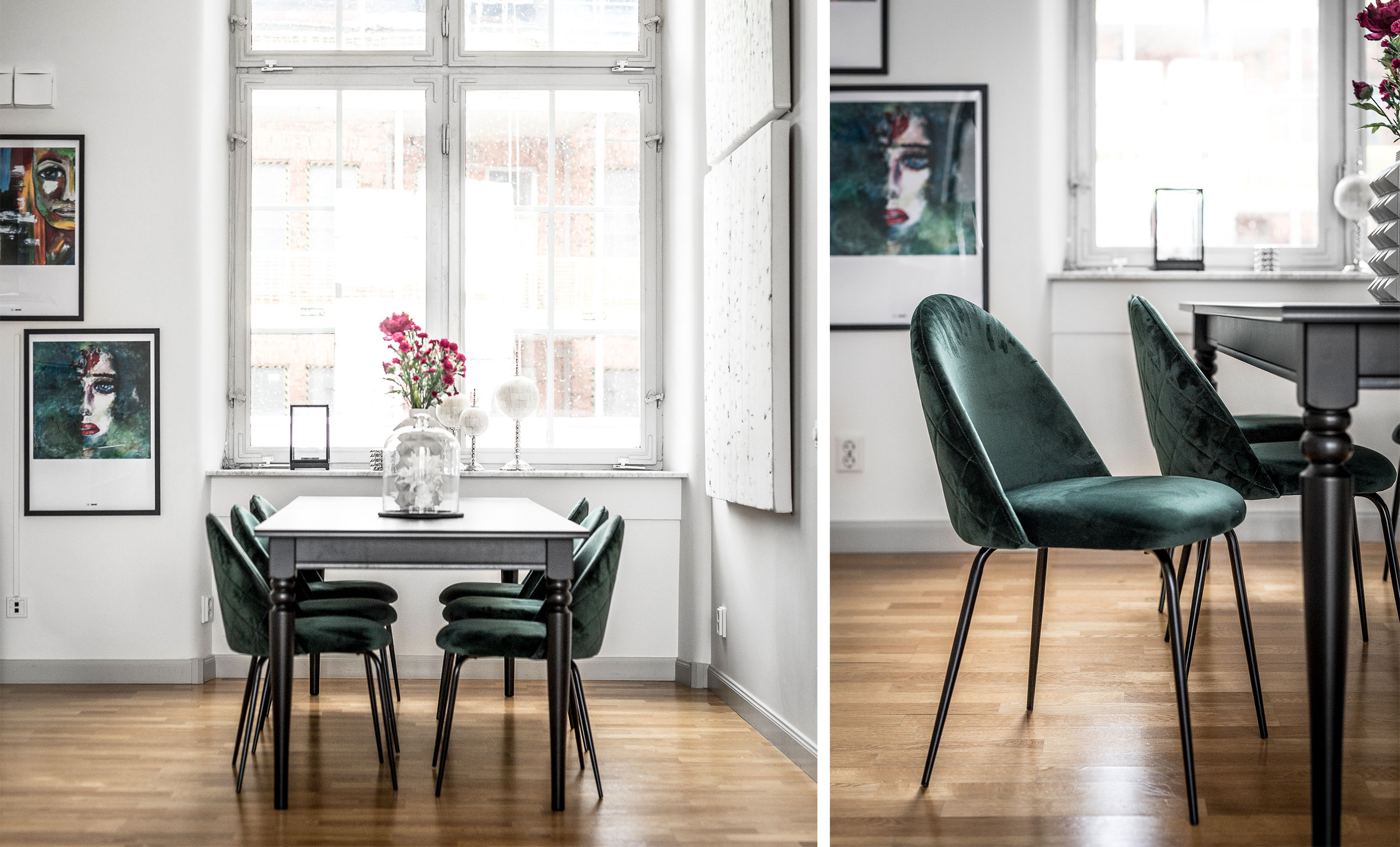 OLIVIA Stol Velvet GråSvart Shoppa hos SoffaDirekt OLIVIA Stol Velvet RosaSvart Shoppa hos SoffaDirekt