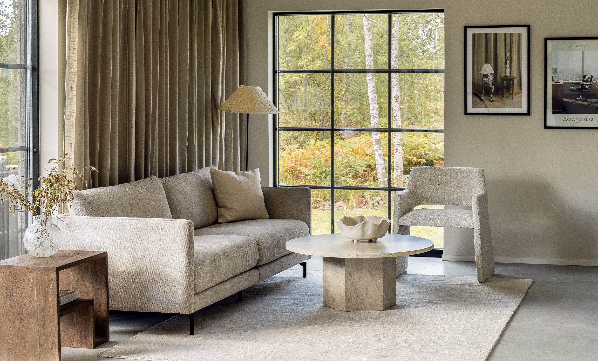 CATANIA Soffbord 95 Beige - Soffbord - Marmorbord