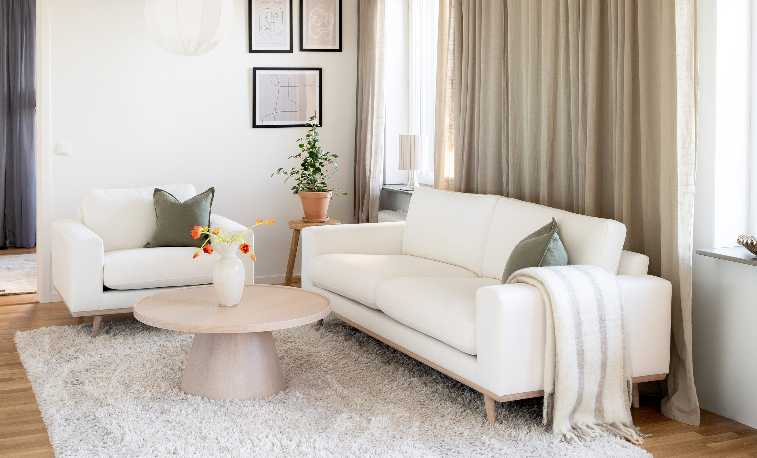 STOCKHOLM PREMIUM Fåtölj Offwhite från SoffaDirekt, bild 2