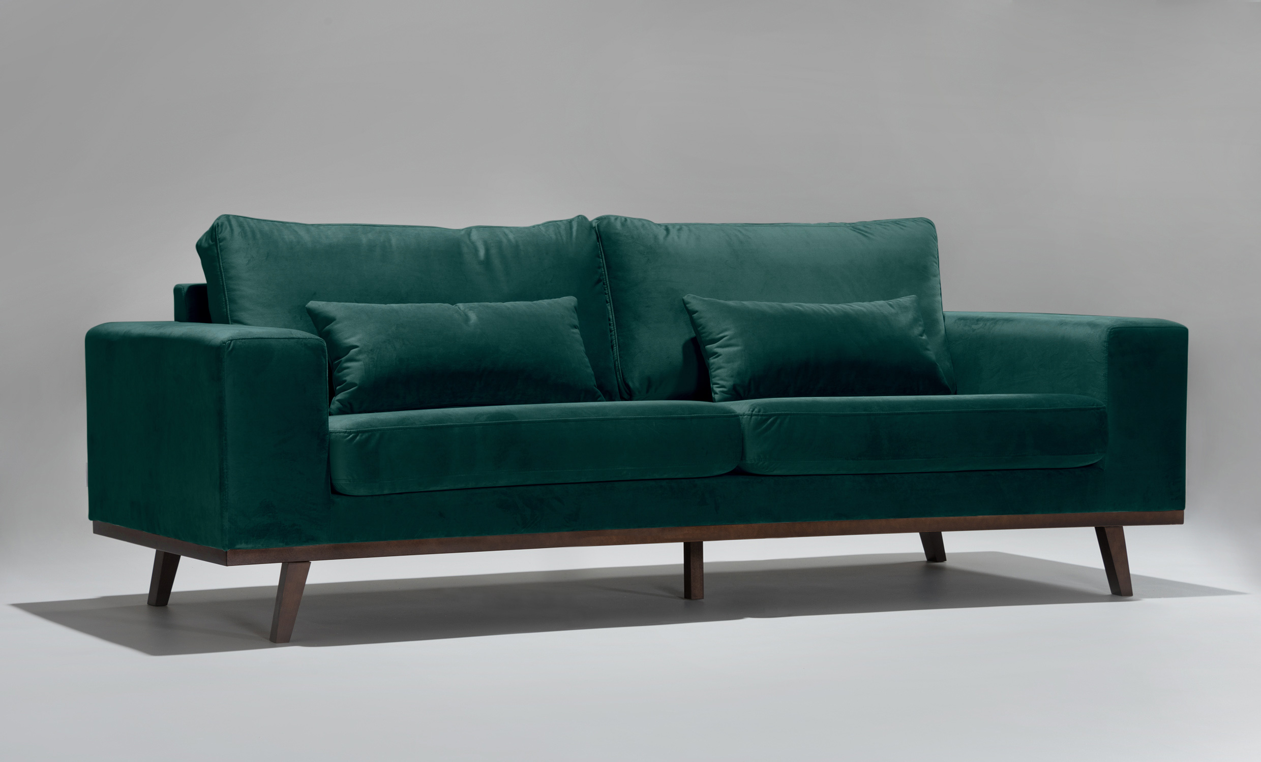 STOCKHOLM 3-sits soffa Velvet Edition Grön - Köp på SoffaDirekt.se