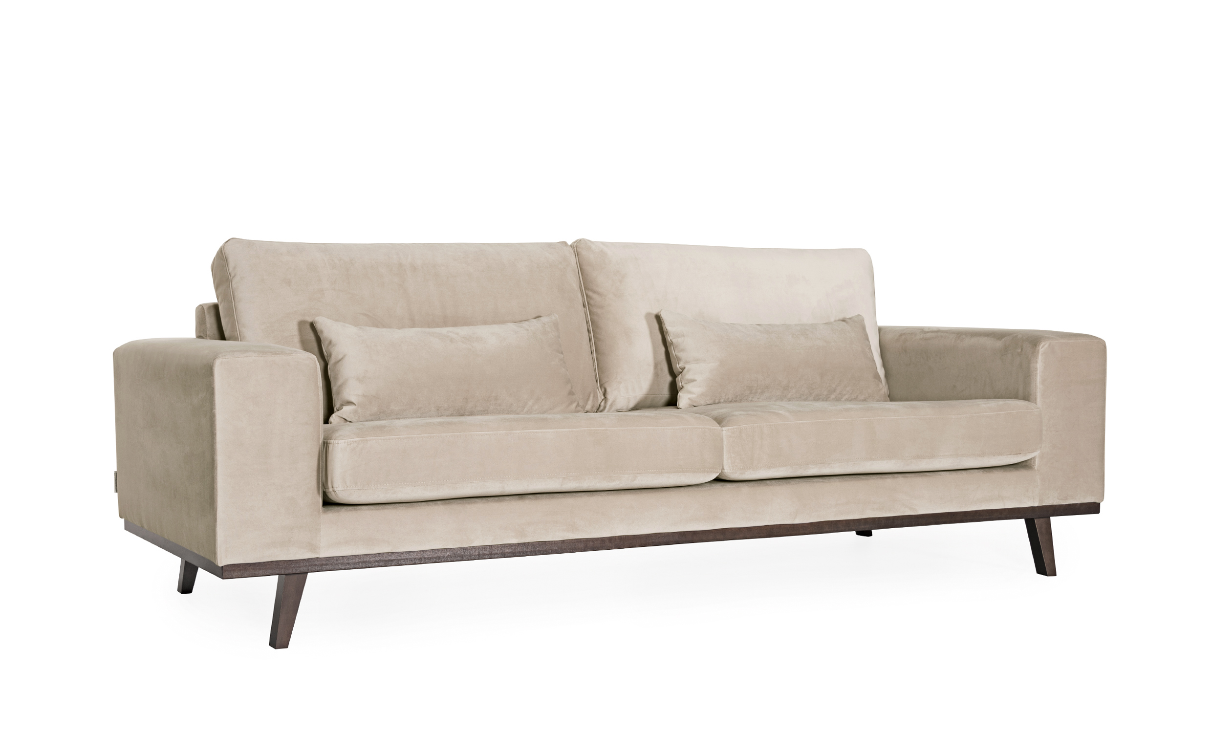 STOCKHOLM 3-sits soffa Velvet Edition Mörkgrå från SoffaDirekt, bild 2
