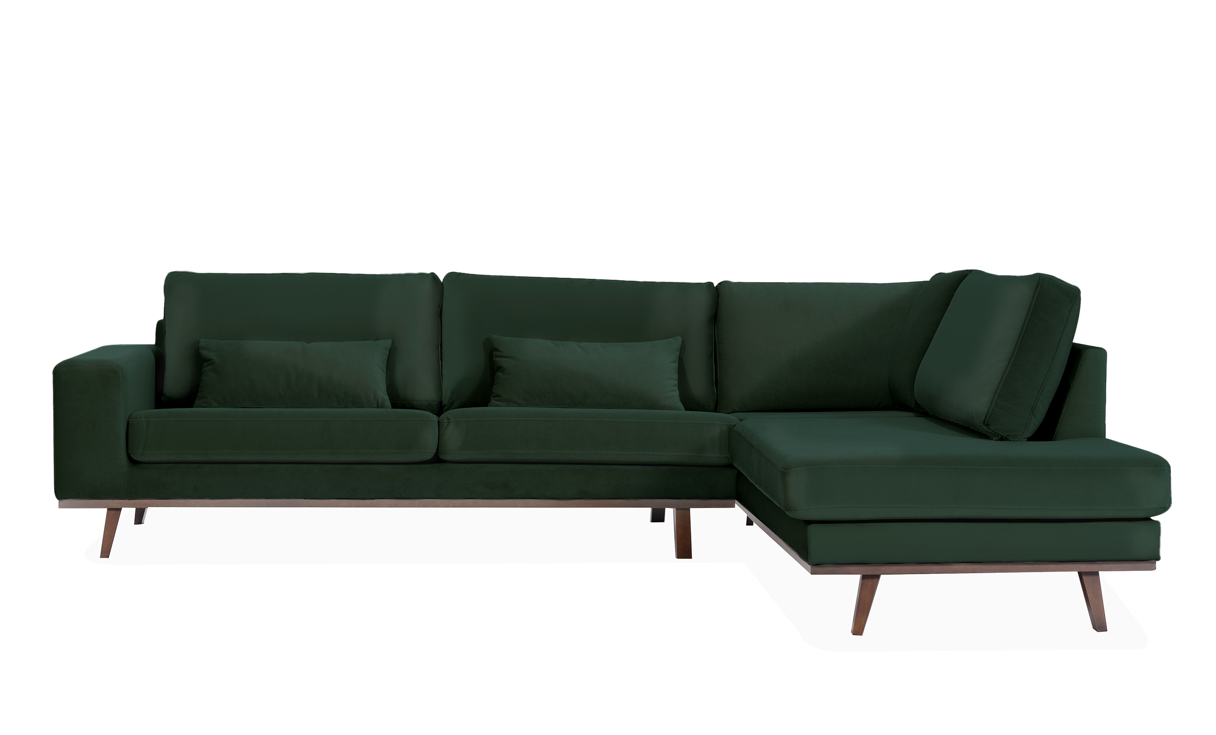 STOCKHOLM L-soffa Hger Velvet Edition Grn