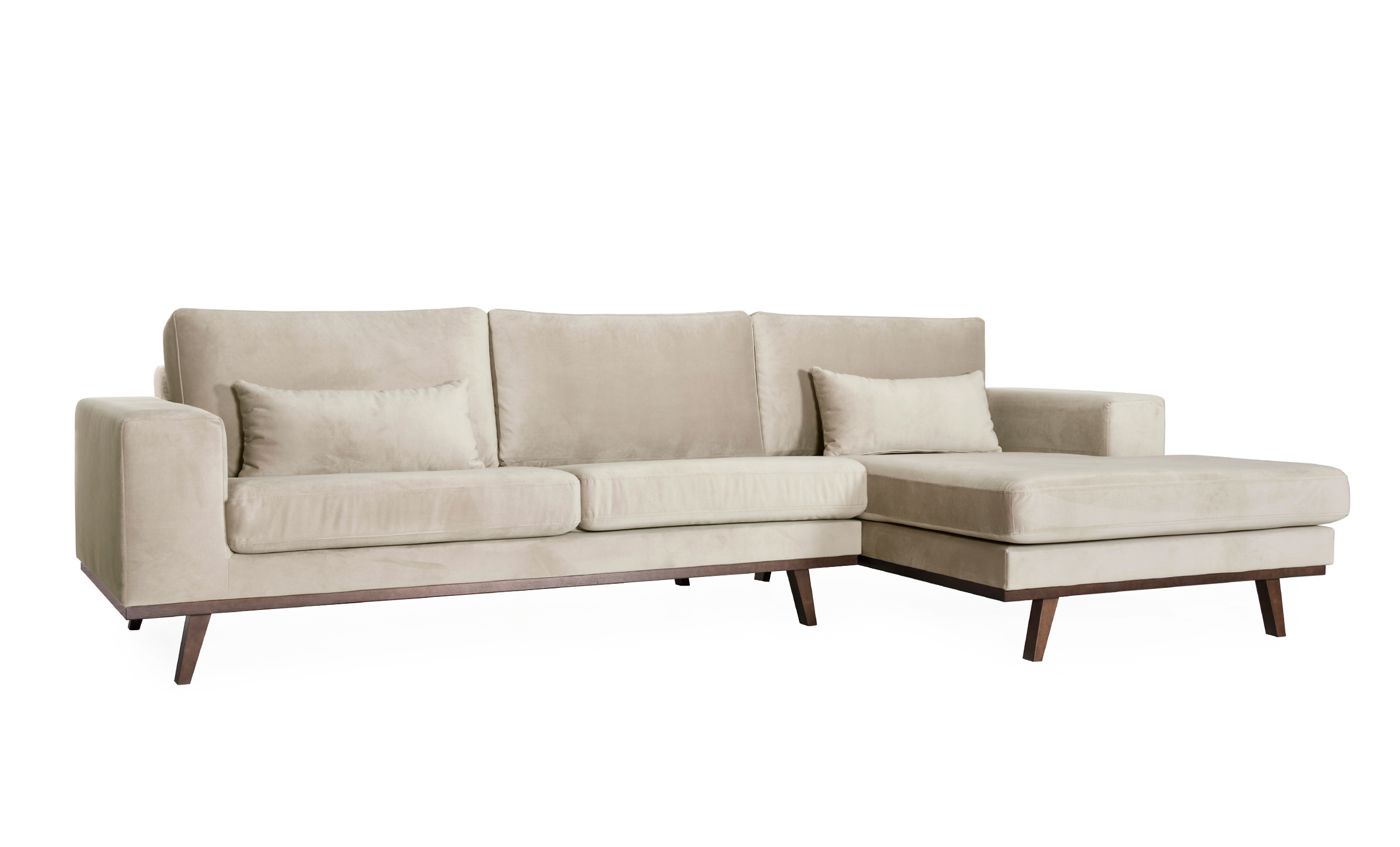 STOCKHOLM Divansoffa Höger Velvet Edition Grön från SoffaDirekt, bild 2