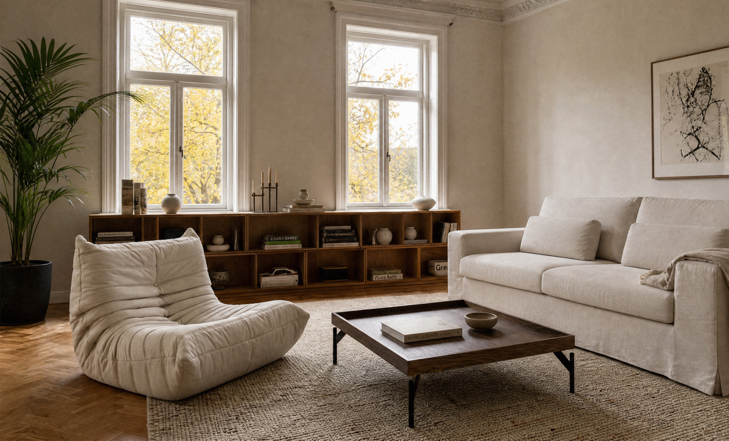VIKELAND Fåtölj Beige från SoffaDirekt, bild 2