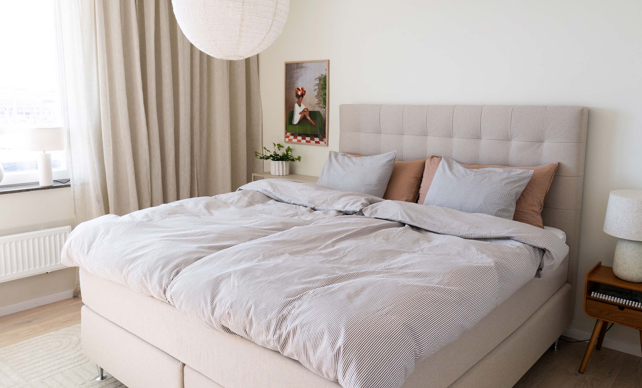 VÄRMDÖ Premium Sängpaket 160 Beige från SoffaDirekt, bild 2