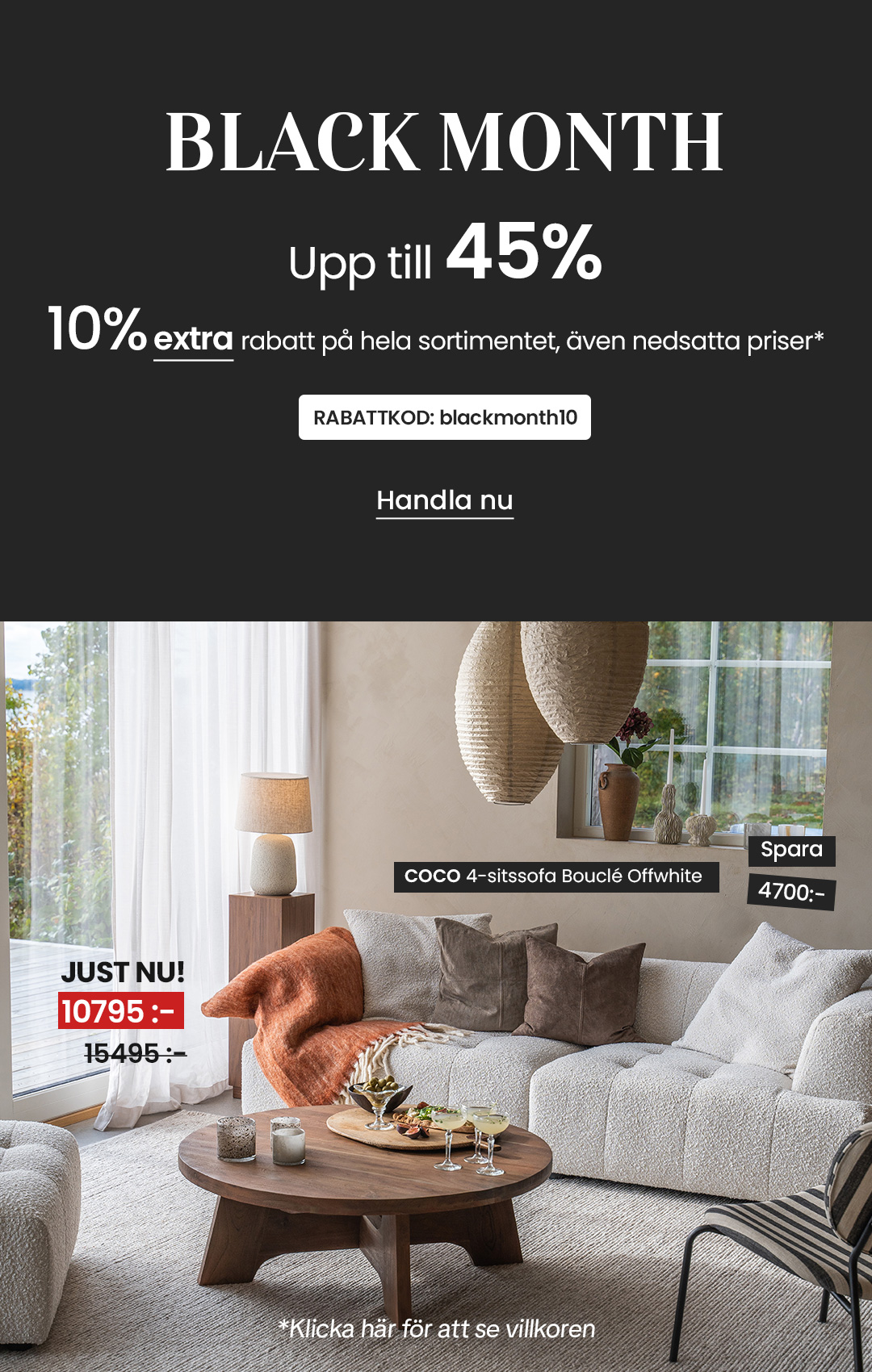 Black Month - upp till 30%