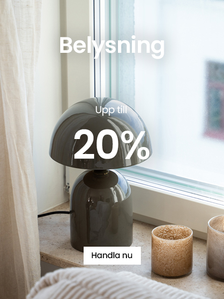 Belysning - upp till 20%