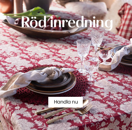 Röd inredning