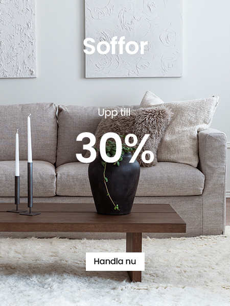Soffor - upp till 30% rabatt