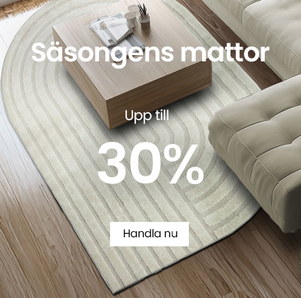 Säsongens mattor - upp till 30%