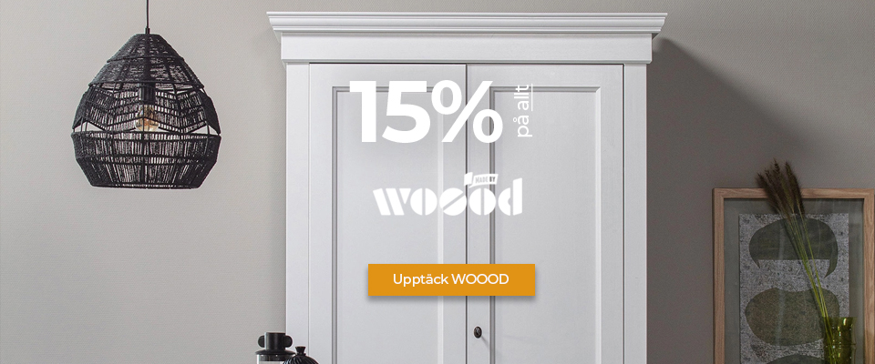15% p� allt fr�n WOOOD
