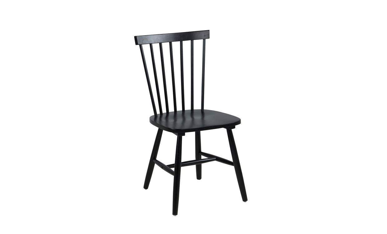 HASSL Stol Svart i gruppen Matplats / Sittmbler / Pinnstolar hos SoffaDirekt.se (0000063661)