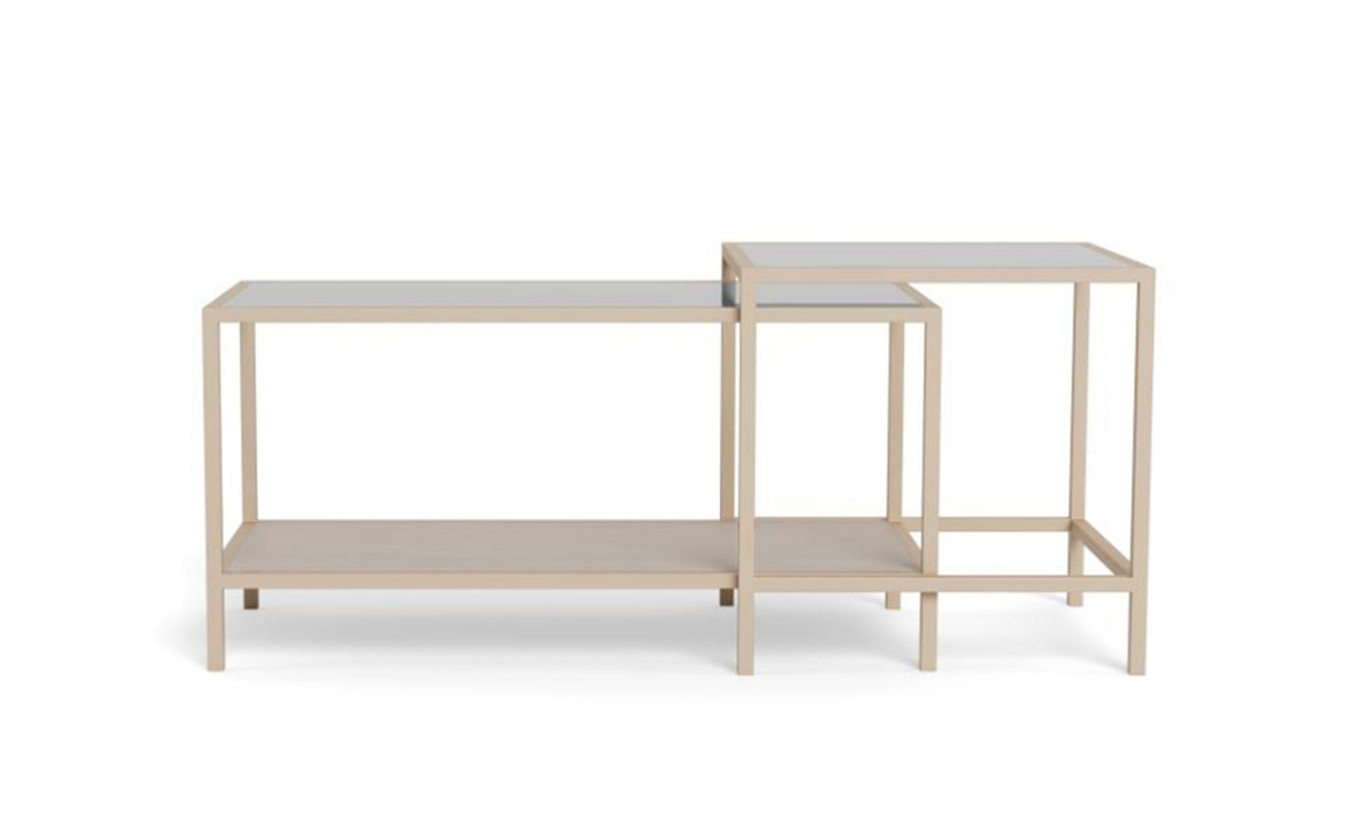 SANDY Soffbord 2-set Ljusgr� i gruppen Vardagsrum / Soffbord / Satsbord hos SoffaDirekt.se (0000111726)