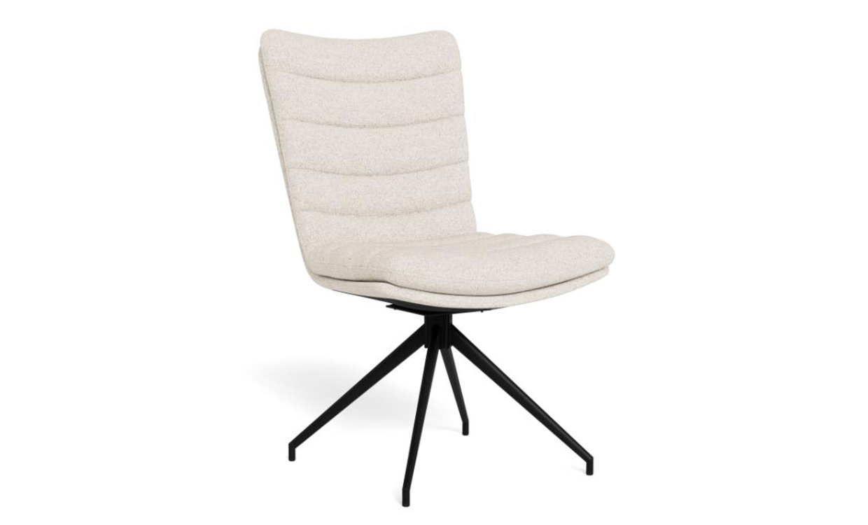 QUATARA Snurrstol Boucl� Natur i gruppen Matplats / Sittm�bler / Stolar hos SoffaDirekt.se (0000112441)