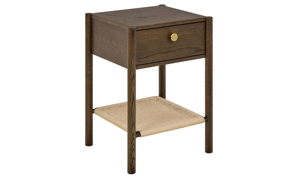 NIVO S�ngbord M�rkbrun i gruppen Sovrum / Sovrumsm�bler / S�ngbord hos SoffaDirekt.se (0000113848)