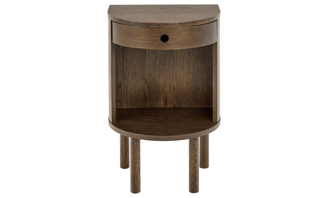 ALV S�ngbord M�rkbrun i gruppen Sovrum / Sovrumsm�bler / S�ngbord hos SoffaDirekt.se (0000113854)