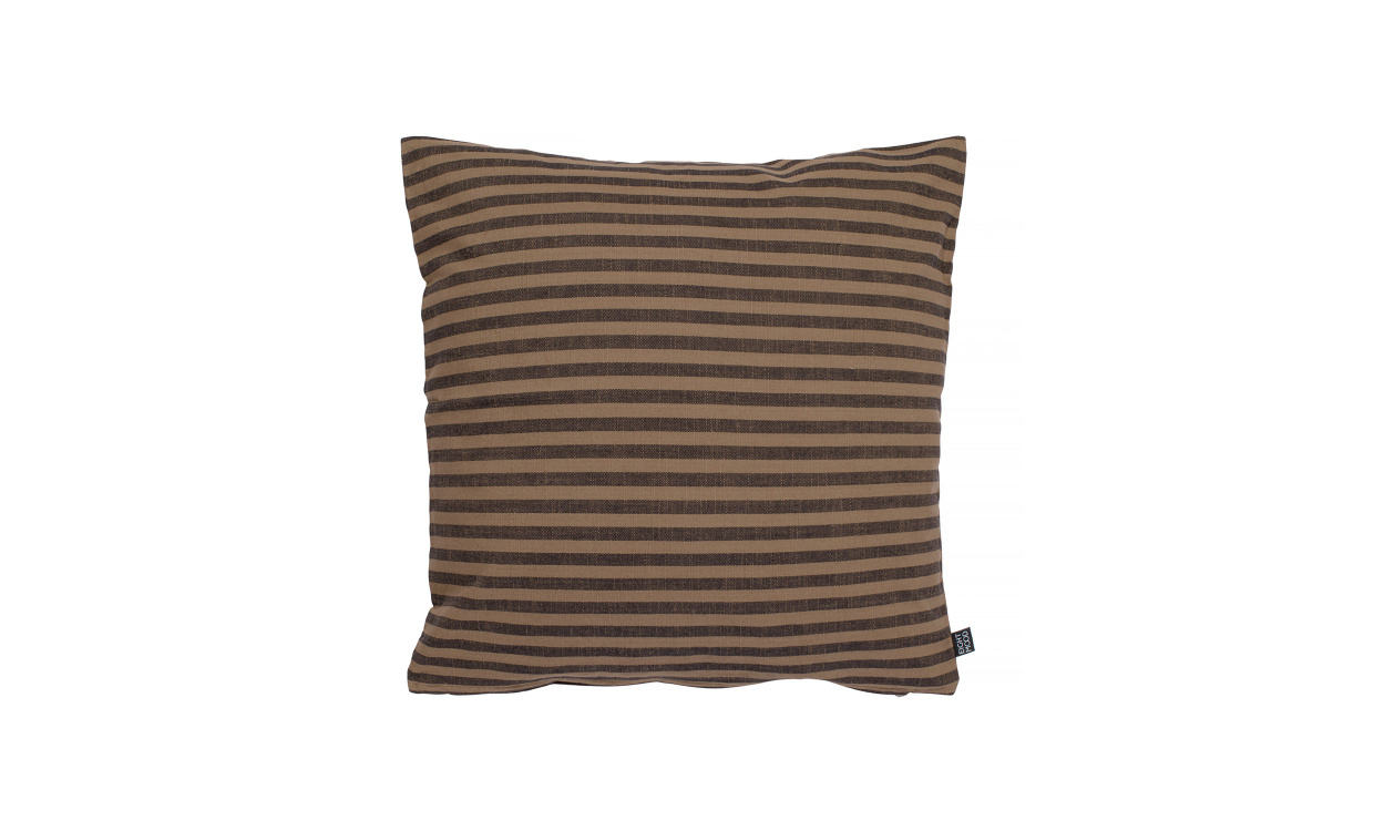 ARILD Kuddfodral 50x50 Svart/Brun i gruppen Mattor & Textil / Prydnadskuddar / Kuddfodral hos SoffaDirekt.se (01026352474)