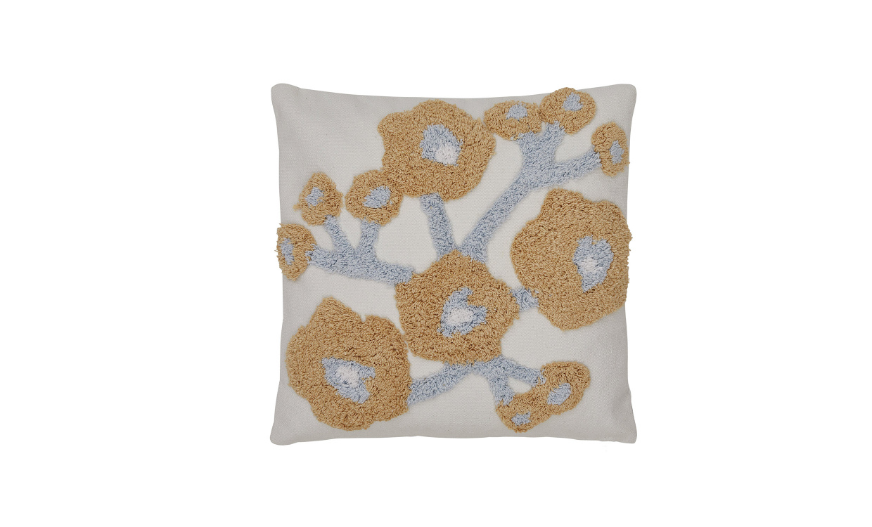 POPPY Kuddfodral 45x45 Ljusbl i gruppen Mattor & Textil / Prydnadskuddar / Kuddfodral hos SoffaDirekt.se (01026388099)