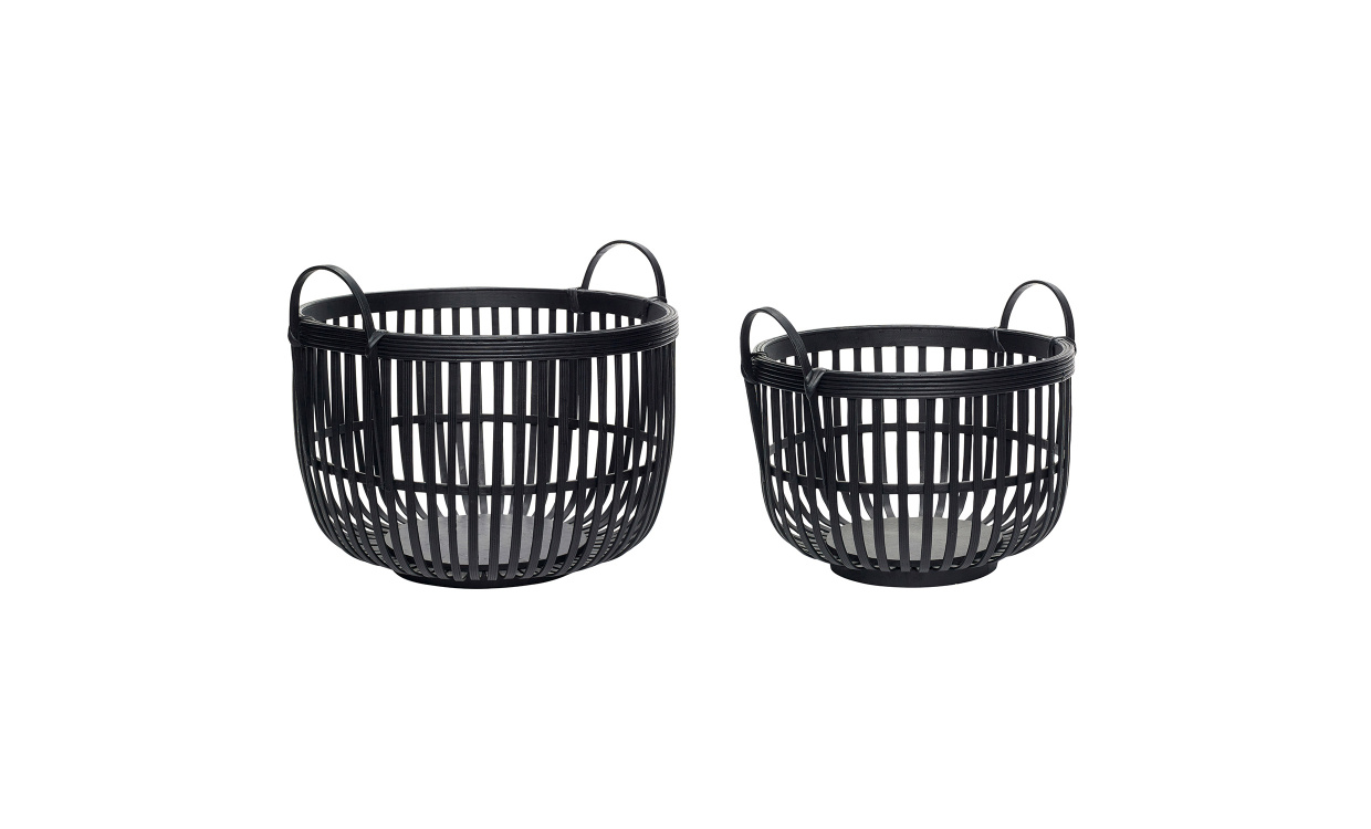 ALCHEMY Rottingkorg 2 Set Svart i gruppen Julshop hos SoffaDirekt.se (030801)