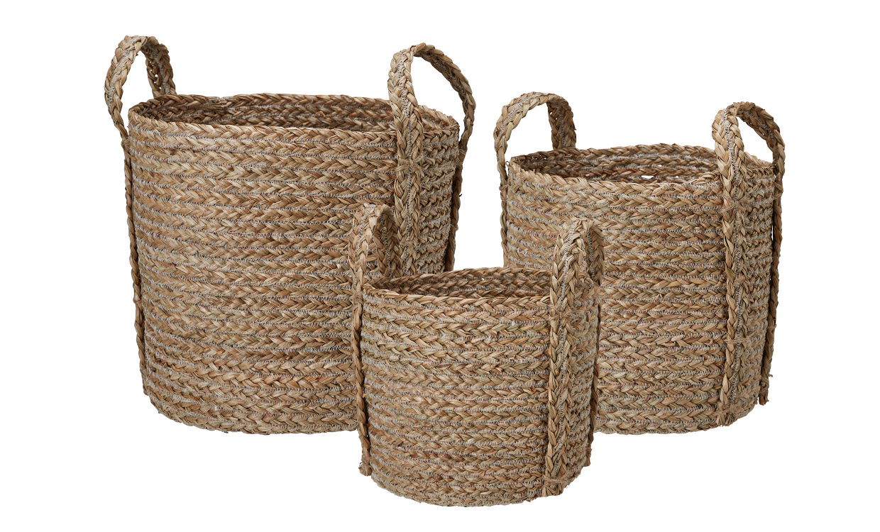 THI Korg 3-set Natur i gruppen Dekoration / Korgar och Frvaring hos SoffaDirekt.se (03480)