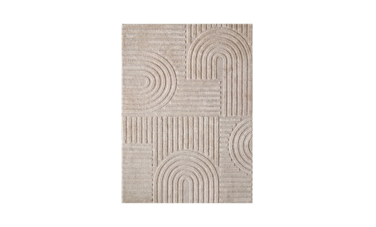 DEJAN Matta 200x290 Beige i gruppen Mattor & Textil / Mattor / Ryamattor hos SoffaDirekt.se (0351-15)