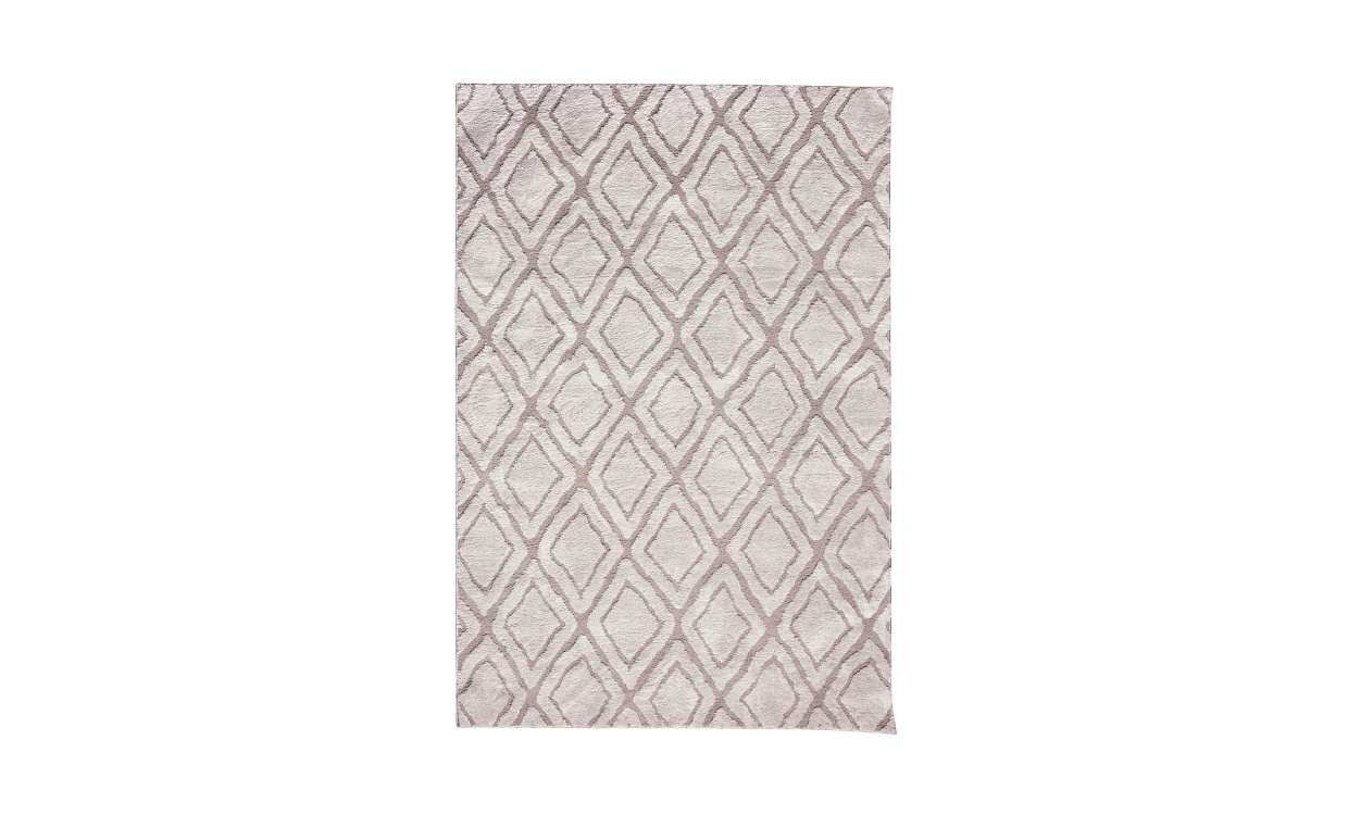 ARGYLE Matta 240x340 Beige i gruppen Mattor & Textil / Mattor / Ryamattor hos SoffaDirekt.se (0352-16)
