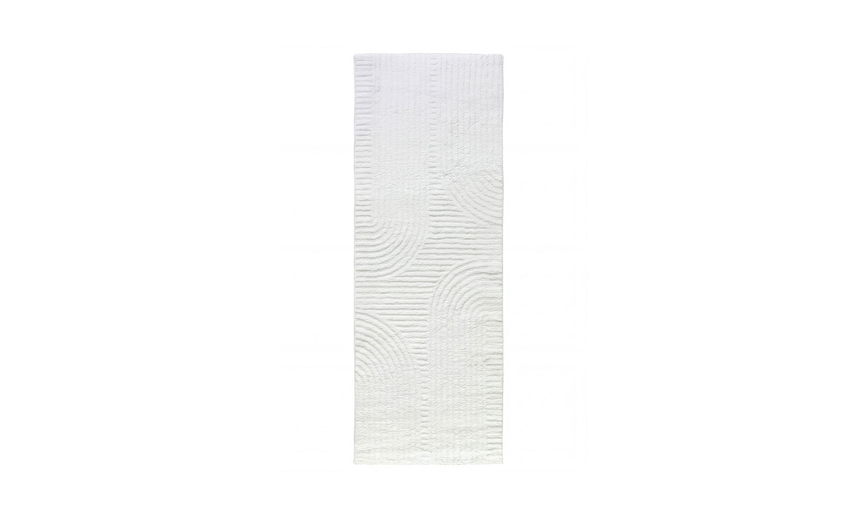 KYLIAN Matta 80x135 Vit i gruppen Mattor & Textil / Mattor / Ryamattor hos SoffaDirekt.se (0353-00)