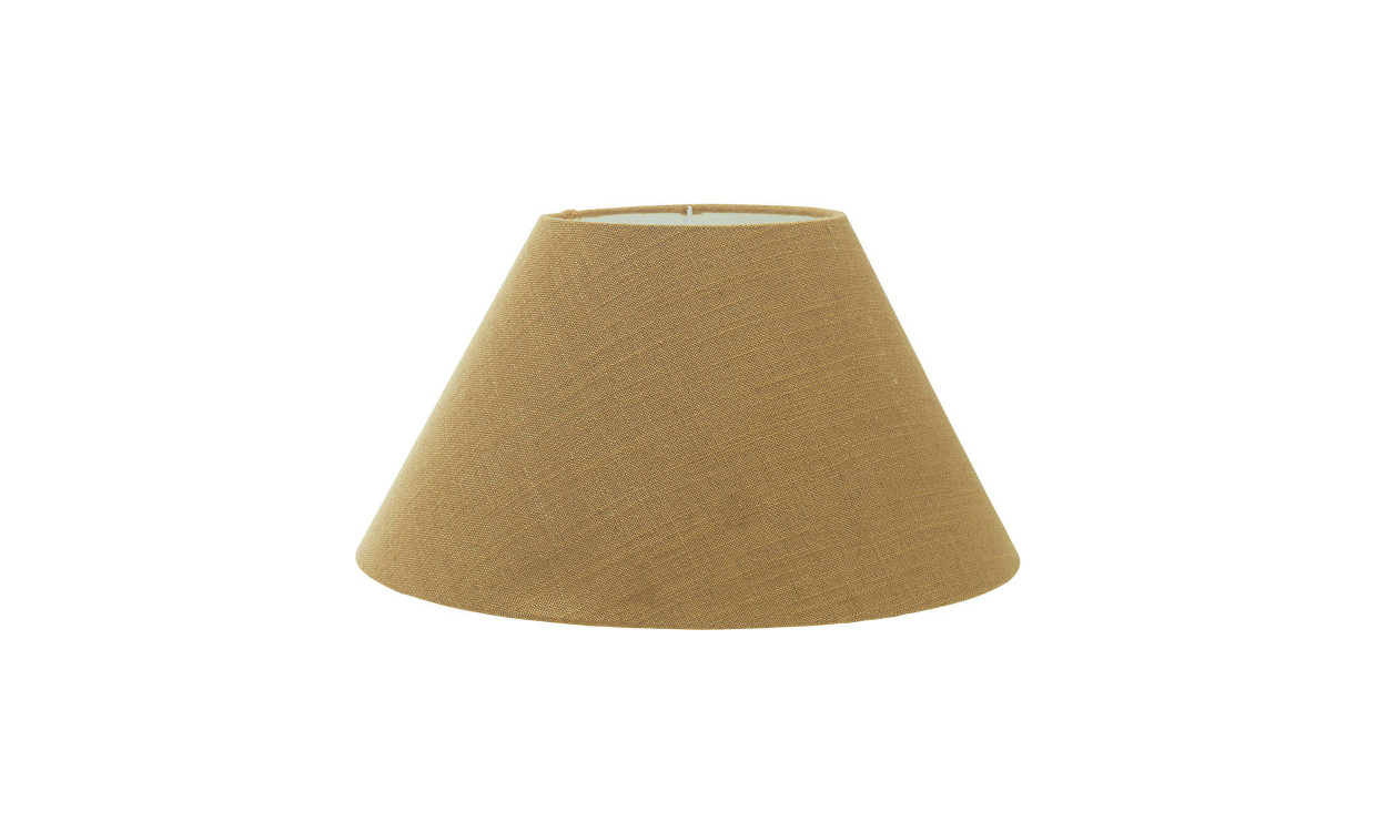 EMPIRE Lampskrm Florenzo Ochre 27cm i gruppen Belysning / Tillbehr / Lampskrmar hos SoffaDirekt.se (0827-1314)