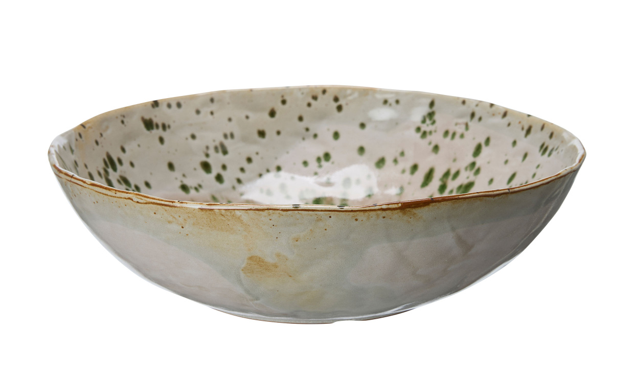 AMANDA Skl Offwhite/Grn L i gruppen Kk / Dukning & Servering hos SoffaDirekt.se (08481)