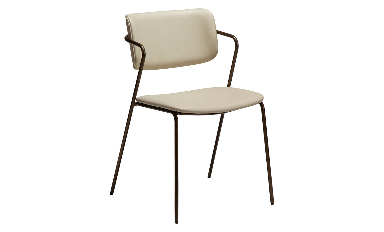 ZED Stol PU Sand i gruppen Matplats / Sittmbler / Stolar hos SoffaDirekt.se (100103115)