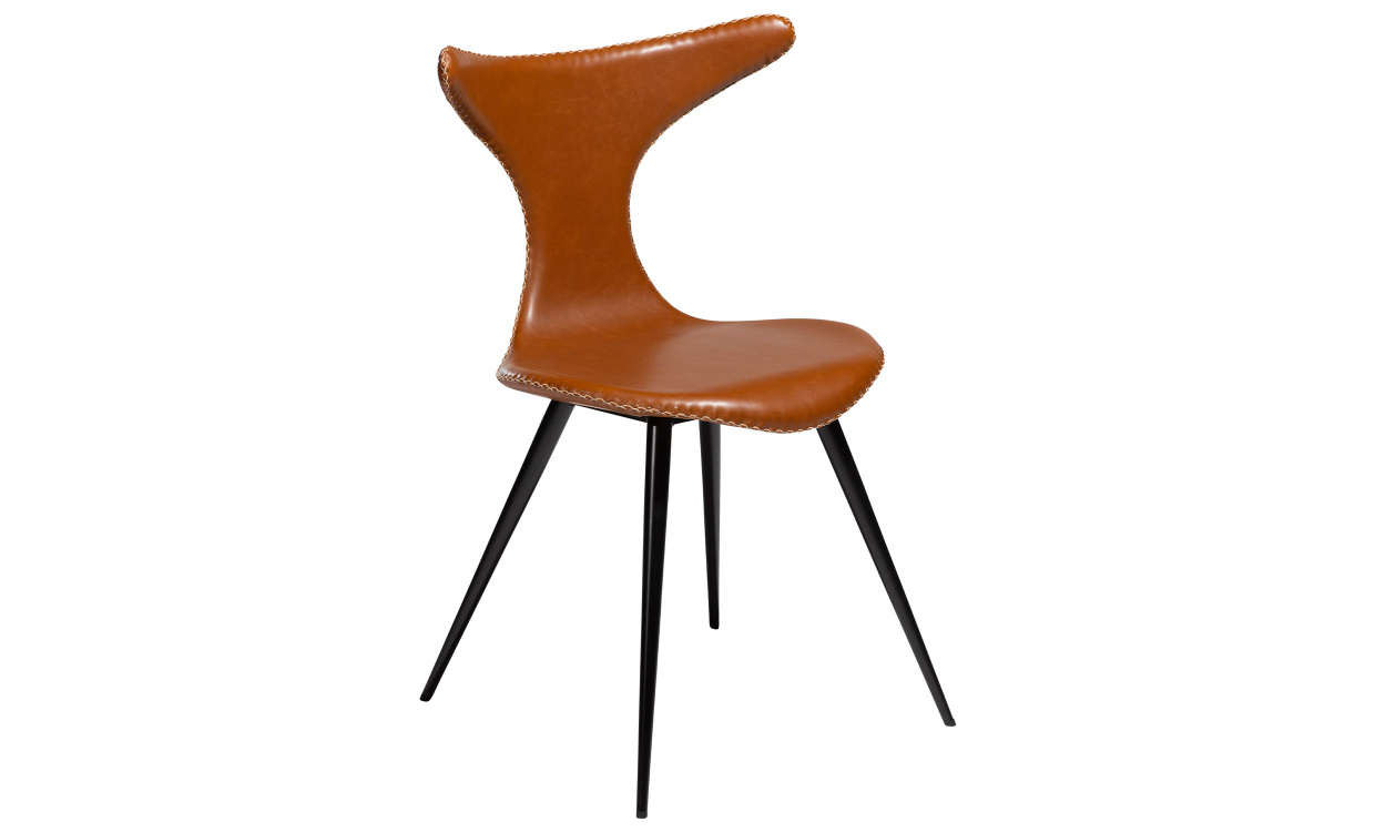 DOLPHIN Stol PU Brun i gruppen Matplats / Sittmbler / Stolar hos SoffaDirekt.se (100295520)