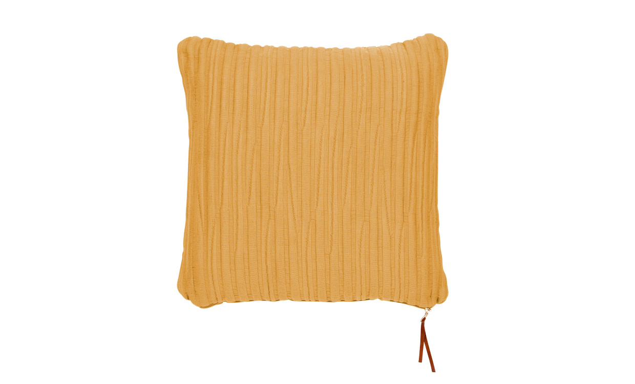 JARAMI Kuddfodral Senapsgul 45x45 i gruppen Mattor & Textil / Prydnadskuddar / Kuddfodral hos SoffaDirekt.se (103073)