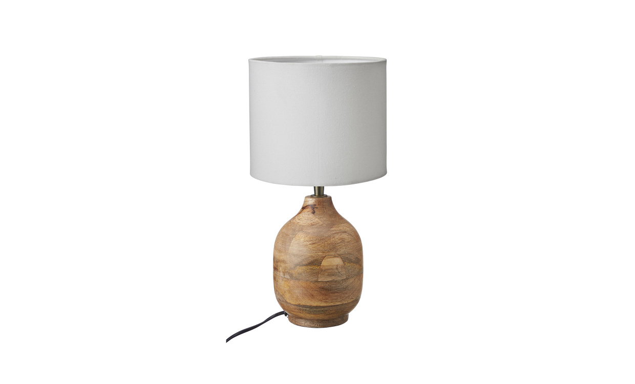 AURA Bordslampa 13x24 Natur/Vit i gruppen Belysning / Lampor / Bordslampor hos SoffaDirekt.se (10310)