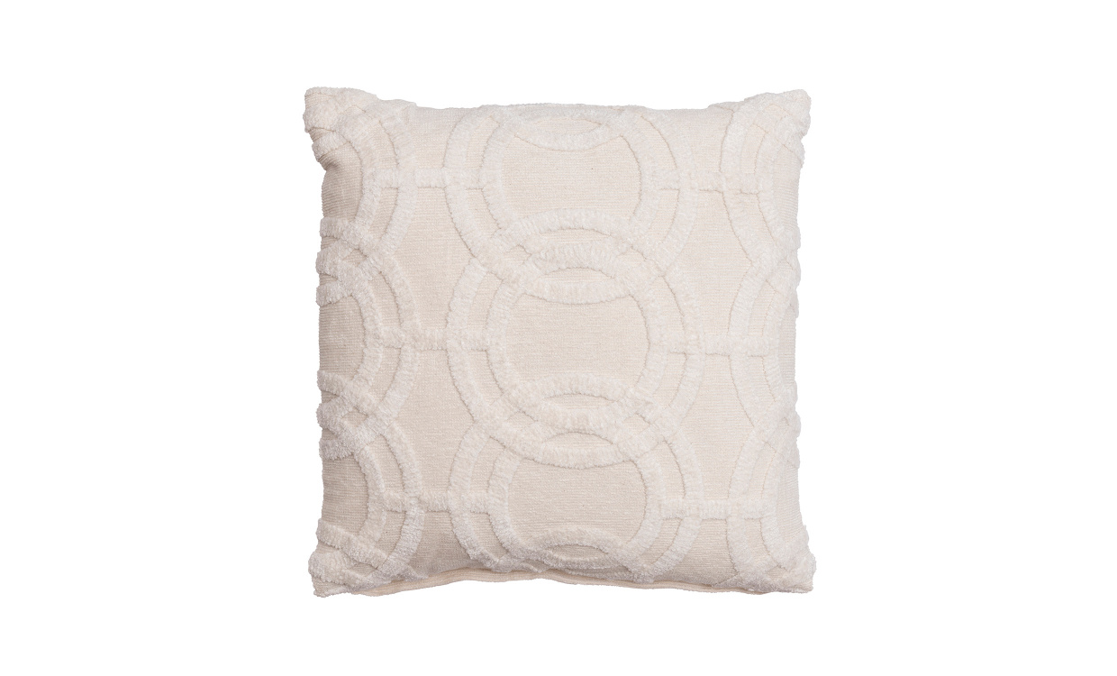 CELINA Kuddfodral Creme i gruppen Mattor & Textil / Prydnadskuddar / Kuddfodral hos SoffaDirekt.se (103505)