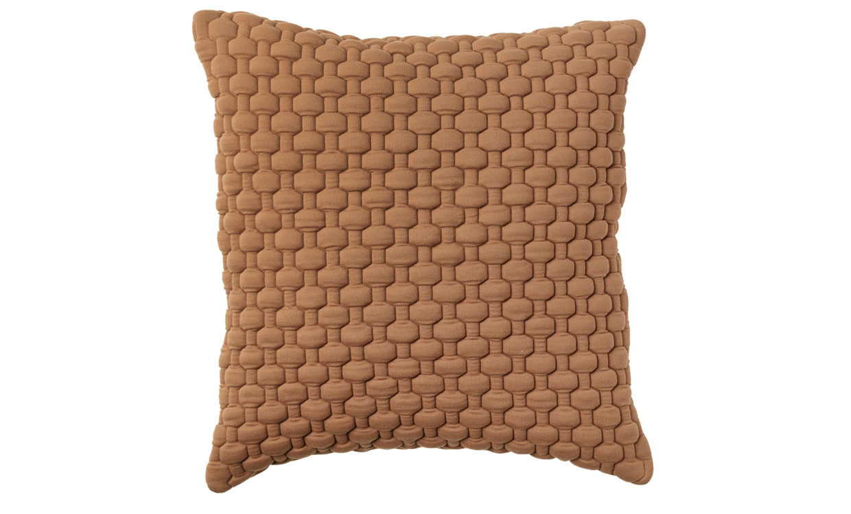 TIMO Kuddfodral 50x50 Cognac i gruppen Mattor & Textil / Prydnadskuddar / Kuddfodral hos SoffaDirekt.se (104489)