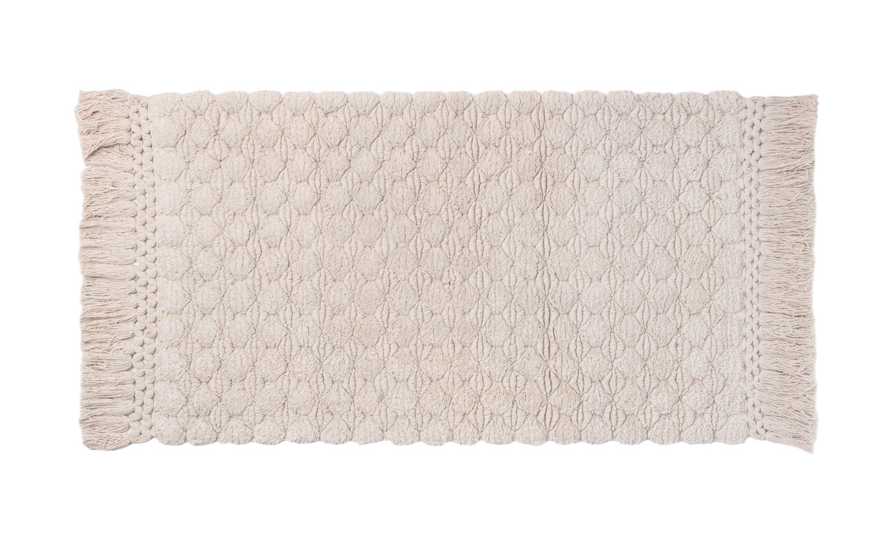 SANDER Matta 60x90 Sand i gruppen Mattor & Textil / Mattor / Bomullsmattor hos SoffaDirekt.se (104704)