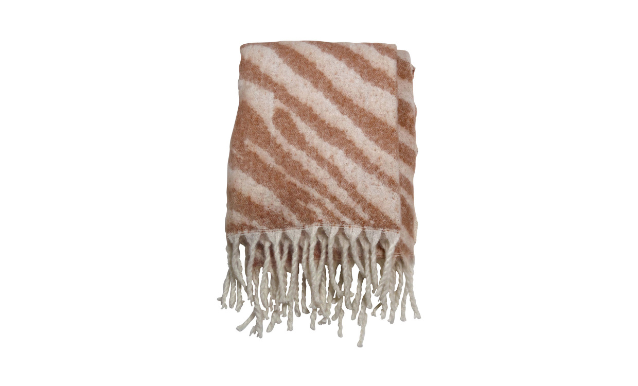 EMMIE Pläd Creme/Beige i gruppen Mattor & Textil / Plädar hos SoffaDirekt.se (104808)