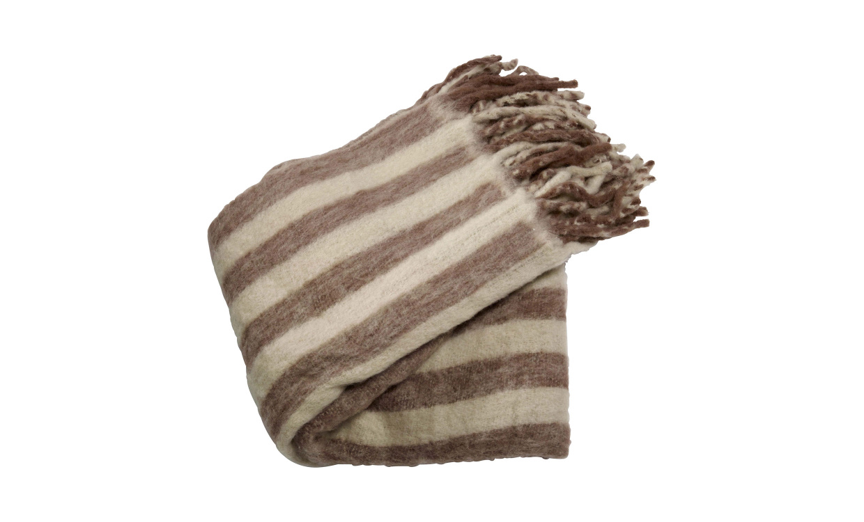 MORGAN Pläd Natur/Brun i gruppen Mattor & Textil / Plädar hos SoffaDirekt.se (104828)
