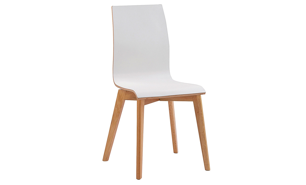 STARBY Stol Vit/Ek i gruppen Matplats / Sittmbler / Stolar hos SoffaDirekt.se (113642)