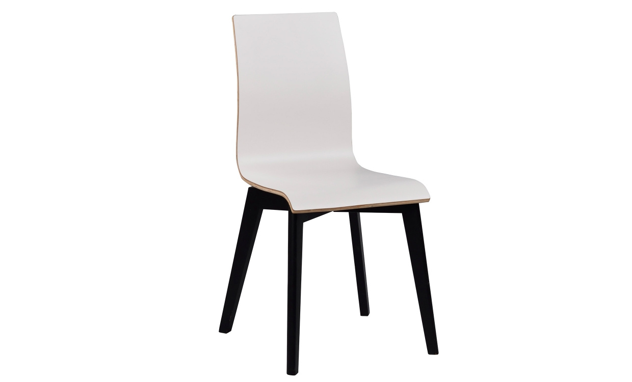STARBY Stol Vit/Svart i gruppen Matplats / Sittmbler / Stolar hos SoffaDirekt.se (113643)